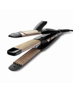 Nova Nhs 803 Hair Straightener Ceramic 1 Pc Black & Gold
