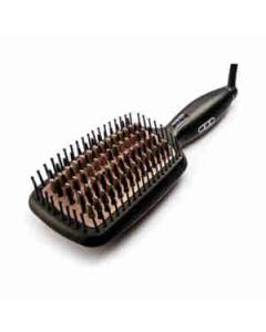 Nova Nhs 904 Heated Straightening Smoothing Brush Hair Straightener Ceramic 1 Pc Black