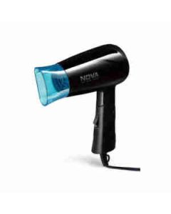 Nova Nhp 8100/05 Hair Dryer Plastic 1200 Watt, 1 Pc Black & Blue