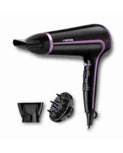 Nova Nhp 8219 Professional Hair Dryer Plastic 1600 Watt, 1 Pc Black