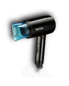 Nova Nhp 8105 Hair Dryer Plastic 1200 Watt, 1 Pc Black