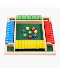 Mehta Toys Shut The Box Colour Wood 1 Pc Multicolour