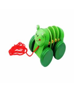 Mehta Toys Caterpillar Car Wood 1 Pc Multicolour