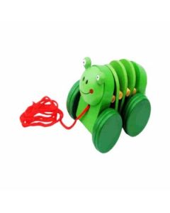 Mehta Toys Caterpillar Car Wood 1 Pc Multicolour