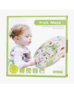 Mehta Toys Fruit Maze Wood 1 Pc Multicolour