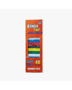 Mehta Toys Colour Zinga Size 1 Wood 1 Pc Multicolour