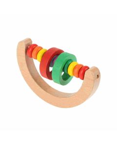 Mehta Toys New Hand Rattle V2 Wood 1 Pc Multicolour