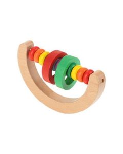 Mehta Toys New Hand Rattle V2 Wood 1 Pc Multicolour