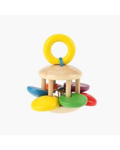 Mehta Toys New Hand Rattle V1 Wood 1 Pc Multicolour