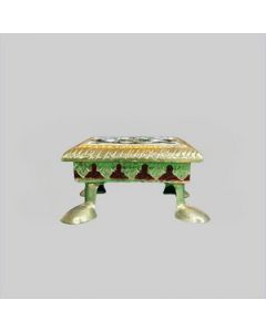 HAPEE Chowki Fine With Minakari 4X4 Inch 1 Pc