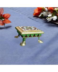 HAPEE Chowki Fine With Minakari 5X5 Inch 1 Pc