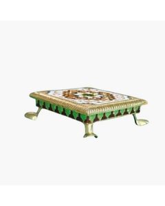HAPEE Chowki Fine With Minakari 6X6 Inch 1 Pc