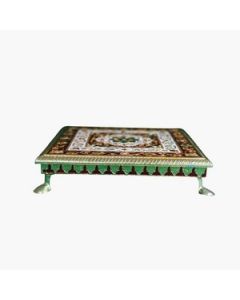 HAPEE Chowki Fine With Minakari 10X10 Inch 1 Pc