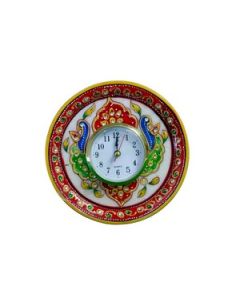 HAPEE Marble Pin Clock 6" Inch 1 Pc Multicolour