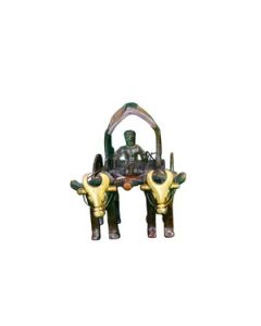 HAPEE Tanga Bullock Cart Brass 1 Pc Brown