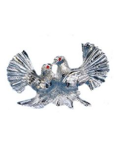 HAPEE Love Birds Set Small Aluminium 1 Pc Silver