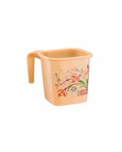 Jalore Square Mug Plastic 1.5 L, 1 Pc Beige