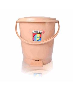 Jalore Pedal Dustbin With Lid Plastic 8 L, 1 Pc Assorted
