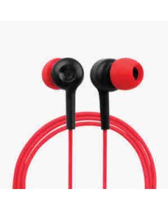 Fame Rock Stereo Earphone With Mic Plastic 1 Pc Red