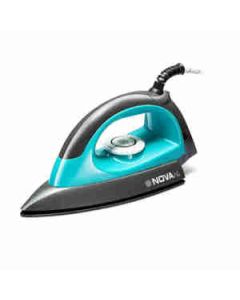 Nova Plus Amaze Ni-10 Dry Iron Plastic 1100 Watt, 1 Pc Turquoise & Grey