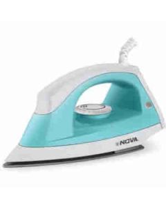 Nova Amaze Ni-45 Dry Iron Plastic 1200 Watt, 1 Pc Turquoise & White