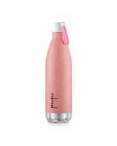 Pexpo Espresso Isi Certified Hot & Cold Water Bottle 304-Grade Stainless Steel 500 Ml, 1 Pc Pink