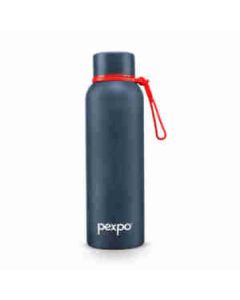 Pexpo Bravo Isi Certified Flask Water Bottle Stainless Steel 700 Ml, 1 Pc Denim Blue