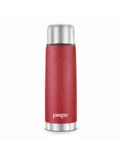 Pexpo Flamingo Isi Certified Hot & Cold Water Bottle Stainless Steel 750 Ml, 1 Pc Crimson Red