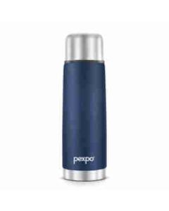 Pexpo Flamingo Isi Certified Hot & Cold Water Bottle Stainless Steel 750 Ml, 1 Pc Denim Blue