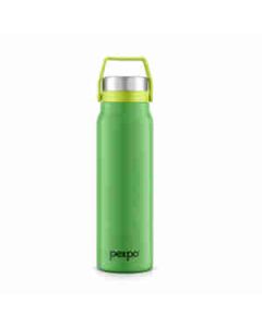 Pexpo Pluto Double Wall Hot And Cold Flask Glossy Insulated Water Bottle Stainless Steel 750 Ml, 1 Pc Green