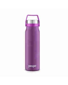Pexpo Pluto Double Wall Hot And Cold Flask Glossy Insulated Water Bottle Stainless Steel 750 Ml, 1 Pc Purple