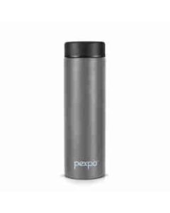 Pexpo Titanium Isi Certified Hot Flask Insulated Water Bottle Stainless Steel 500 Ml, 1 Pc Grey