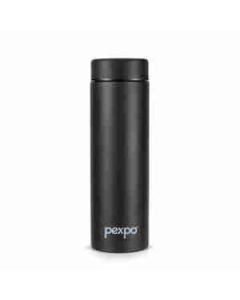 Pexpo Titanium Isi Certified Hot Flask Insulated Water Bottle Stainless Steel 500 Ml, 1 Pc Black Night