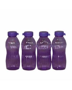 Laplast Plastic Mist Water Bottle 400 Ml, 4 Pcs Set Assorted