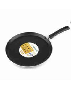 Coconut Non Stick Flat Tawa Stainless Steel 1 Pc Black