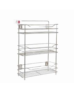 Coconut Y23 Big Bottle Rack 2 Step Stainless Steel 1 Pc Silver