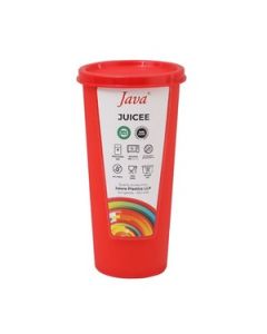 Java Juciee Tumbler Plastic 450 Ml, 1 Pc Red