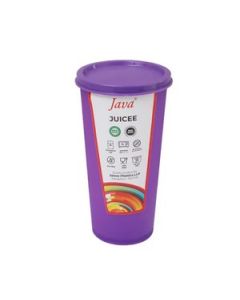Java Juciee Tumbler Plastic 450 Ml, 1 Pc Violet