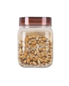 Java Regalia Utility Grocery Containers With Brown Lid Plastic 2.5 L, 1 Pc Transparent