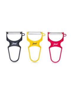 Java Rapid Peeler With Serrated,Julienne & Regular Blade 420 Grade Stainless Steel 3 Pcs Set
