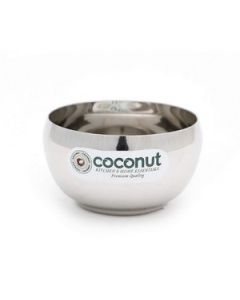 Coconut C3 Deluxe Apple Bowl Size 5 Stainless Steel 1 Pc Silver