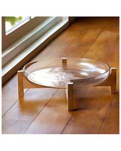 HAPEE Bowl With Wooden Stand 1 Pc