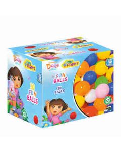 Little Fingers Lft 30D Fun Balls 30 Balls Plastic 1 Pack Multicolour