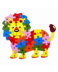 Mehta Toys Lion Puzzle Toy Wood 1 Pc Multicolour