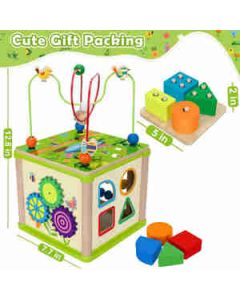 Mehta Toys Activity Cube Game For Kids Wood 1 Pc Multicolour