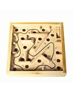 Mehta Toys Goli Game Labyrinth For Kids Wood 1 Pc Multicolour