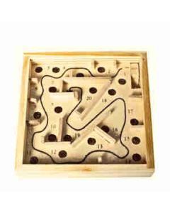 Mehta Toys Goli Game Labyrinth For Kids Wood 1 Pc Multicolour