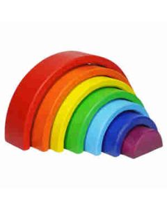 Mehta Toys Rainbow Stacker Game For Kids Wood 1 Pc Multicolour