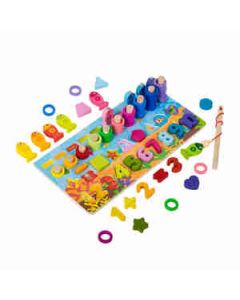 Mehta Toys 6 In 1 Board Game For Kids Wood 1 Pc Multicolour