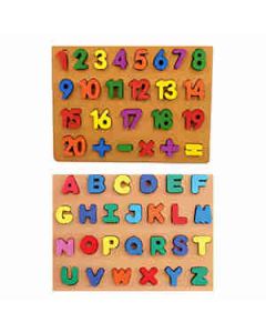 Mehta Toys Abcd Board Medium Game For Kids Wood 1 Pc Multicolour